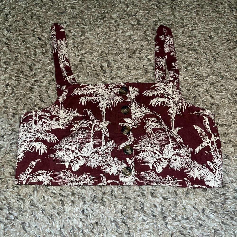 American eagle cropped tank small